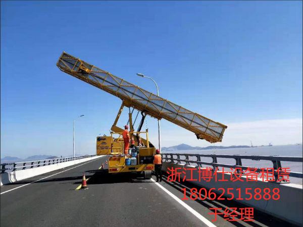 丽水18米桥检车出租，浙江博仕设备出租桥检车性能