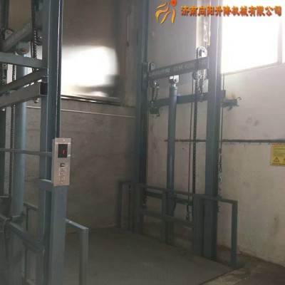 河北厂房专用液压升降货梯货物电梯生产定制厂家固定提升机图片