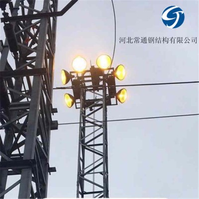 厂家生产 钢结构铁塔 升降式投光灯塔图片