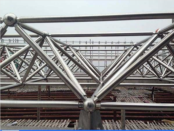上海市网架工程公司-上海市螺栓球网架公司-上海市焊接球网架图片