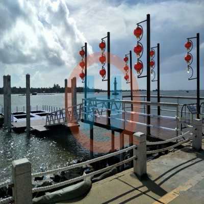 钢结构浮码头浮桥水上建筑景观交通浮桥码头游艇浮码头可加工定制