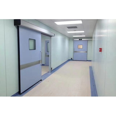 廊坊医用气密门，手术室自动气密门，彩钢板铝合金自动平移医用门图片