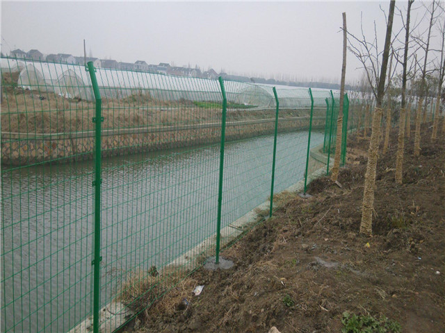 水库双边丝护栏网生产水源地围栏网武汉厂家图片