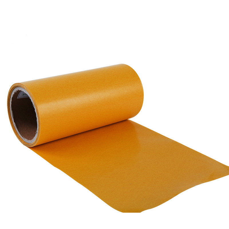姜黄色离型纸 棕色耐高温离型纸 pe单面双面离型纸