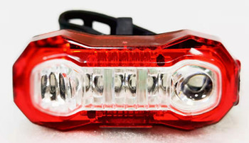 供应正东USB充电夜骑自行车尾灯，材质ABS+AS图片