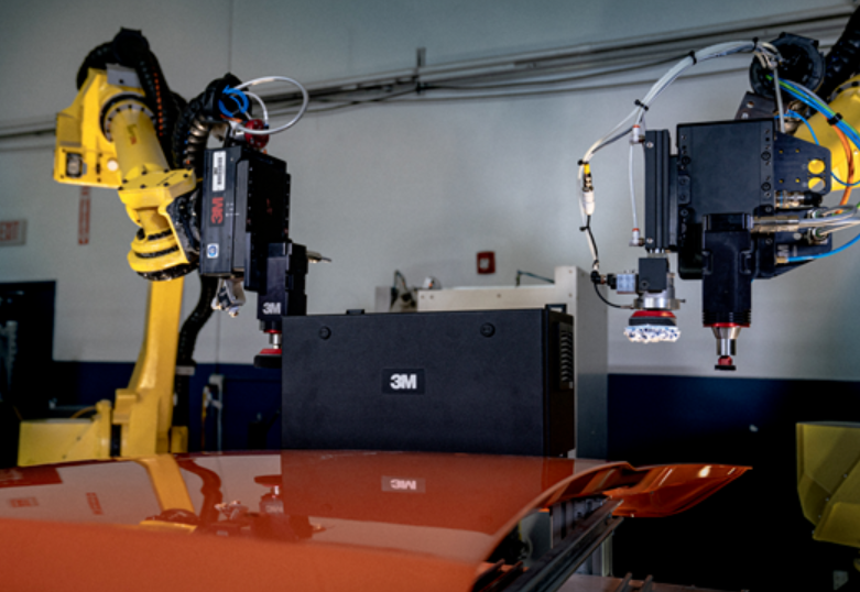 3M™机器人自动化漆面修复系统击败其余23个产品，荣获最佳技术奖