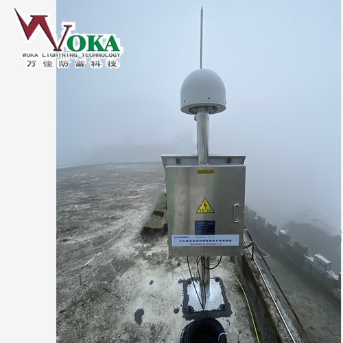 危险品区域主动式雷电预警系统 有线型雷电监测预警设备图片