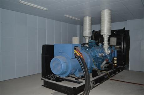 柴油发电机噪音处理工程总体设计/发电机减震吸音方案图片