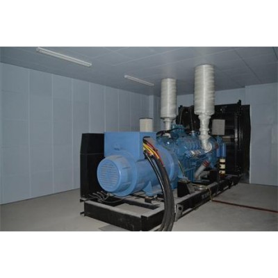 柴油发电机噪音处理工程总体设计/发电机减震吸音方案图片