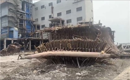 吴江拆除公司化工厂拆除设备回收图片