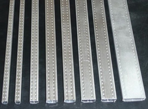 高频焊中空铝间隔条厂家,中空铝条厂家图片